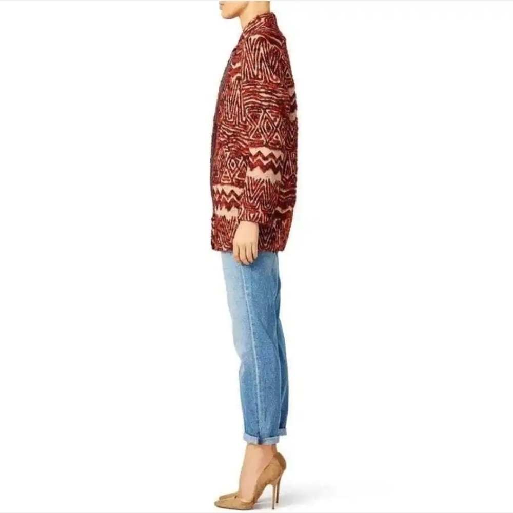Free People Faux Fur Patterned Coat